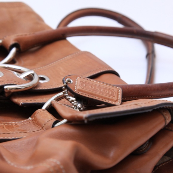 COACH™ Leather Saddle Bag - Picture 4 of 7